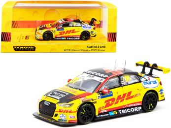 Audi RS 3 LMS #31 Tom Coronel DHL Winner WTCR Race of Slovakia (2020) 1/64 Diecast Model Car by Tarmac Works