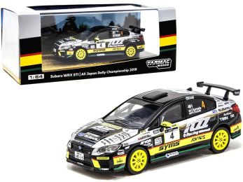 Subaru WRX STi #4 T. Kamada - H. Suzuki All Japan Rally Championship (2019) 1/64 Diecast Model Car by Tarmac Works