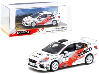 Subaru WRX STi #4 Y. Sumiyama - T. Yasui Japanese Rally Championship (2015) 1/64 Diecast Model Car by Tarmac Works