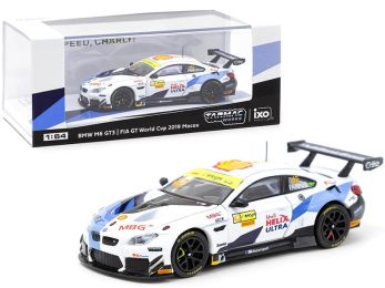 BMW M6 GT3 #42 Augusto Farfus \Shell Helix Ultra\" FIA GT World Cup Macau (2019) 1/64 Diecast Model Car by Tarmac Works"""
