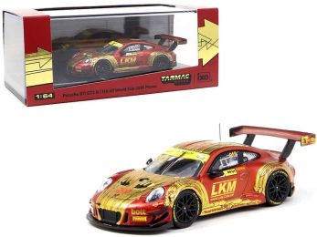 Porsche 911 GT3 R #912 Earl Bamber \LKM\" Macau GT Cup  FIA GT World Cup (2018) 1/64 Diecast Model Car by Tarmac Works"""