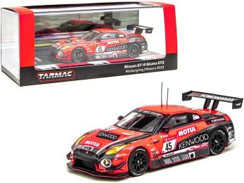 Nissan GT-R Nismo GT3 #45 Coronel - Fujii - Matsuda - Takaboshi Nurburgring 24 Hours (2019) 1/64 Diecast Model Car by Tarmac Works