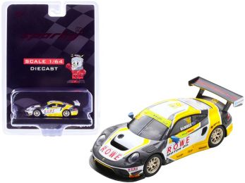 Porsche 911 GT3 R #98 Earl Bamber ROWE Racing 3rd FIA GT World Cup Macau (2019) 1/64 Diecast Model Car by Sparky