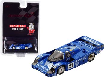 Porsche 956 #21 M. Andretti - M. Andretti - P. Alliot Kenwood 3rd Place 24H of Le Mans (1983) 1/64 Diecast Model Car by Sparky