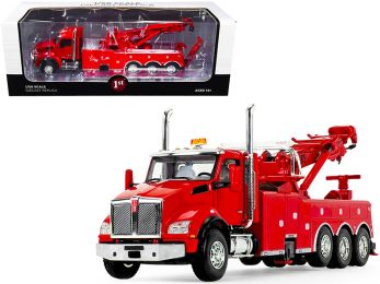 Kenworth T880 with Century Model 1060 Rotator Wrecker Tow Truck 1/50 Diecast Model by First Gear (Color: Viper Red)