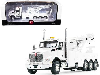 Kenworth T880 with Century Model 1060 Rotator Wrecker Tow Truck 1/50 Diecast Model by First Gear (Color: White)